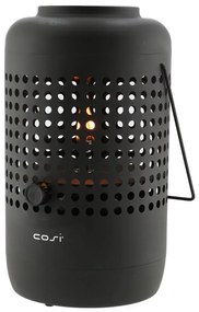 Čierna plynová lampa Cosi Drop, výška 37 cm
