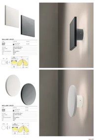 Redo 90371 - LED vonkajšie nástenné svietidlo AURA LED/8W/230V 3000K IP65 antracit