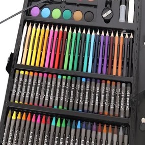 Výtvarná sada Mega Art Set na maľovanie 168 ks čierná