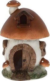 Hríbový dom s LED 17 cm