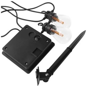 LED solárny dekoračný reťaz 10xLED/0,6W/1,2V 4,5m IP44 800 mAh