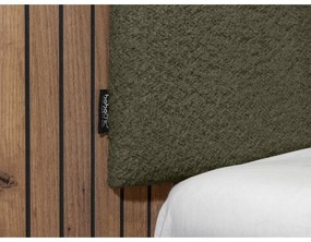 Zelená dvojlôžková posteľ s roštom 160x200 cm Lior – Bobochic Paris