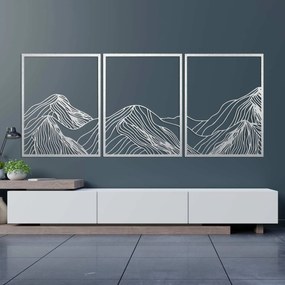 Drevený obraz horská panoráma | WILRED: Preglejka Topoľ - Honey 3071 80 x 35 cm 4486-99831 PR0478
