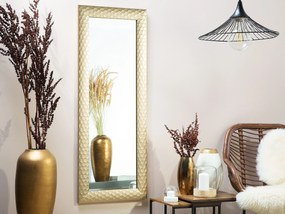 Nástenné zrkadlo 50 x 130 cm zlaté ANTIBES Beliani