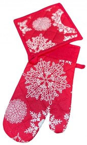 Sendia Textil Vianočný kuchynský 2 set Vločka
