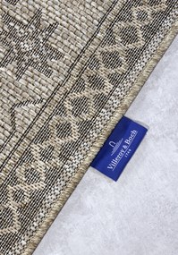 Villeroy & Boch, Kusový koberec Villeroy & Boch 106079 Brown – na von aj na doma, 155x230, hnedá, chodba / predsieň