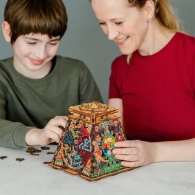 iDventure - Drevený hlavolam Pyramída Slnka