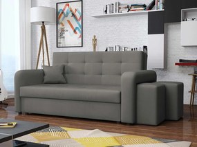 Pohovka s taburetkami Clivia Home III, Taburetka: ľavá strana, Dostupné poťahy: Enjoy 24