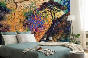 Tapeta strom s orientálnym pozadím