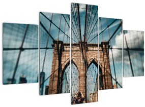 Obraz - Brooklynský most (150x105 cm)