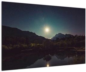 Obraz - nočná obloha (90x60 cm)