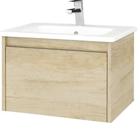 Kúpeľňová skrinka s umývadlom Dřevojas Bono 57x39 cm Nebraska umývadlo Euphoria 203450