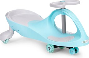 Gravitačné jazdítko ECOTOYS s LED kolesami, gumové, modré - pre deti od 3 rokov