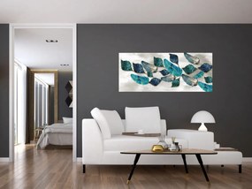Obraz - Ilustrácie peria (120x50 cm)
