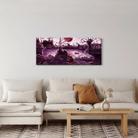 Obraz - Očarovaná dedina (120x50 cm)