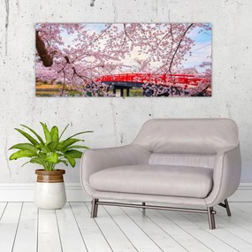 Obraz - Hirosaki, Japonsko (120x50 cm)
