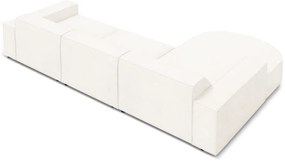 Béžová rohová pohovka z textílie bouclé (ľavý roh) Jodie – Micadoni Home