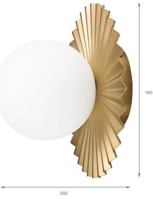 Nástenné svietidlo CHITA 1xG9/5W/230V zlaté