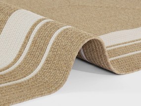 NORTHRUGS - Hanse Home koberce Kusový koberec Braided 105556 Creme Beige – na von aj na doma - 200x290 cm