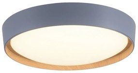 Leuchten Direkt 14347-15-LED Stmievateľné stropné svietidlo EMILIA 28,8W/230V šedá
