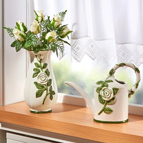Váza "Biele ruže"