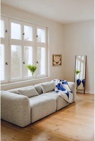 Modrá/krémovobiela deka 150x200 cm Tul – noo.ma