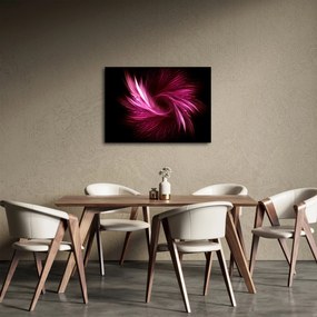 Obraz - ružová abstrakcia (70x50 cm)