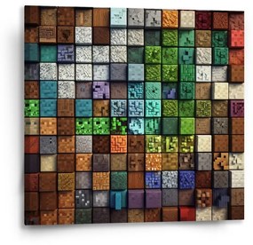 Sablio Obraz Blocks Abstract - 50x50 cm