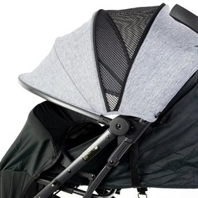 Detský skladací kočík COMPACT ZQ1 Grey