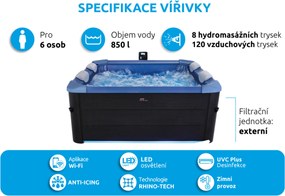 Mspa | Vírivý bazén MSPA Oslo Sapphire F-SA063W | 11400303