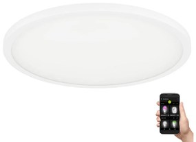 Eglo 900759 - LED Stmievateľné stropné svietidlo SARSINA-Z 41W/230V pr. 60 cm biela EG900759