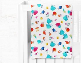 Biela mušelínová detská deka 75x100 cm Summer – Mijolnir