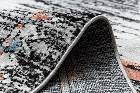 Moderný koberec BELLE BR23A čierno / ružový