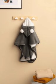 SENSILLO Pončo do autosedačky GRAPHITE PLUSH