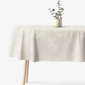 Goldea oválny obrus malaga - režný 140 x 280 cm