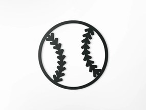 drevko Drevená nálepka Baseballová lopta