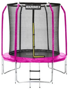 Marimex | Trampolína Marimex Standard 183 cm ružová + vnútorná ochranná sieť + rebrík ZADARMO | 19000109