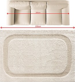 Koberec Halo cream 160x230 cm