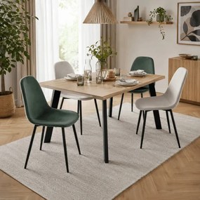 Jedálenská stolička krémová CT-V2972 CRM2