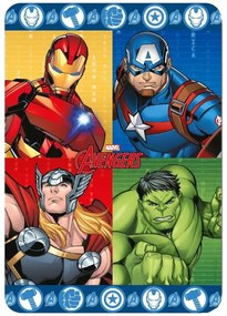 Detská flísová deka Avengers - 100 x 140 cm