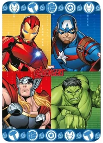 Detská flísová deka Avengers - 100 x 140 cm