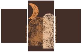 Obraz - Oranžové oblúky N⁰2 (90x60 cm)