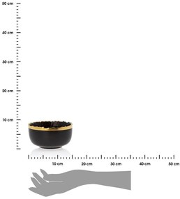 Keramická miska Kati 11,5 cm čierna