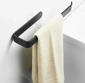 Držiak na uteráky KIRAN - čierny
