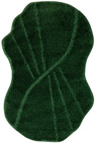 Kúpeľňový koberček Shell fľaškovo zelený