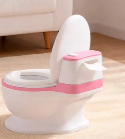 TRENDIE Detský interaktívny nočník ružový