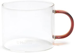 Hrnček GLOSSY s hnedým uškom 837079 440 ml