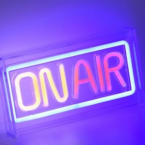 JUST LIGHT. 85013-70 - LED Neónová stolná dekorácia NEON LED/4W/5V On Air