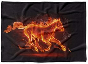 Deka Plamenný kôň  (Rozmer: 150 x 120 cm, Podšitie baránkom: NE)