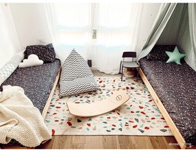 Krémový prateľný ručne tkaný bavlnený koberec 140x200 cm Terrazzo Marble – Lorena Canals